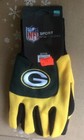 Green Bay Packers Gloves Adult Embroidered Yellow/Green Utility Gloves