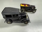 Vintage 1970s TONKA Model-T Ford Car + Roadster - Black