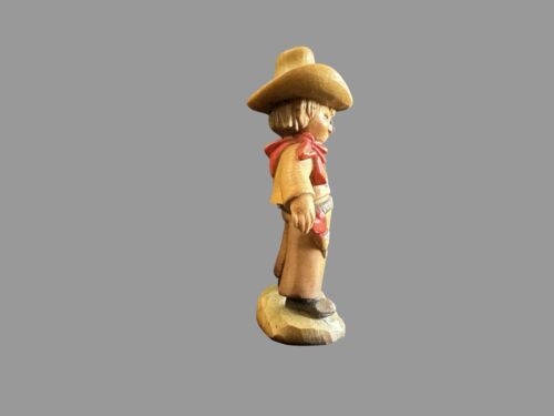 Anri Juan Ferrandiz 3” “Cowboy” Wood Carved Figurine, Made In Italy - Picture 2 of 6