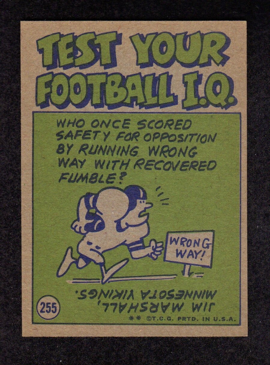 1972 Topps 255 Vic Washington Pro Action RC San Francisco 49ers Card