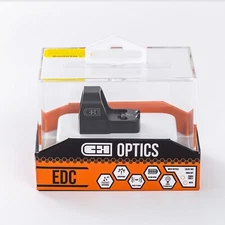 C&H EDC Red Dot Reflex Sight 3 MOA One Piece Aluminum Black RD-EDC-RD-RMSC
