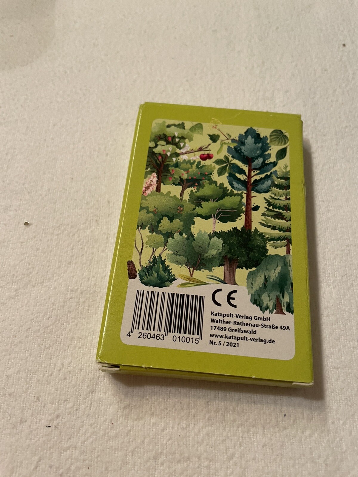 Thumbnail - S036 Katapult Kartenspiel Baum Quartett Wald - Neu Und Ovp