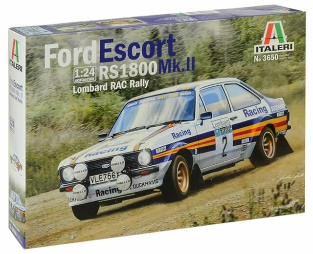ITALERI 3650 KIT 1/24 FORD ESCORT RS1800 MKII LOMBARD RAC RALLY A.VATANEN