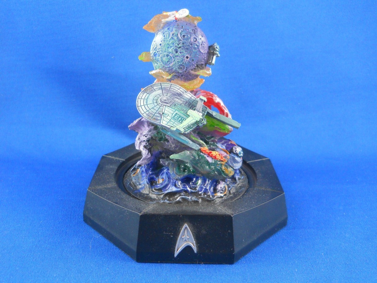 Franklin Mint Star Trek The Wrath Of Khan Sculpture w/ Glass Dome