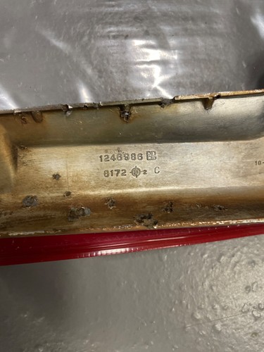 1949 Plymouth Special Deluxe Trunk Emblem / Ornament OEM. pitted - Picture 10 of 10