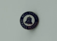 Bell System 20 Year Service Record | Sterling Lapel Hat Pin