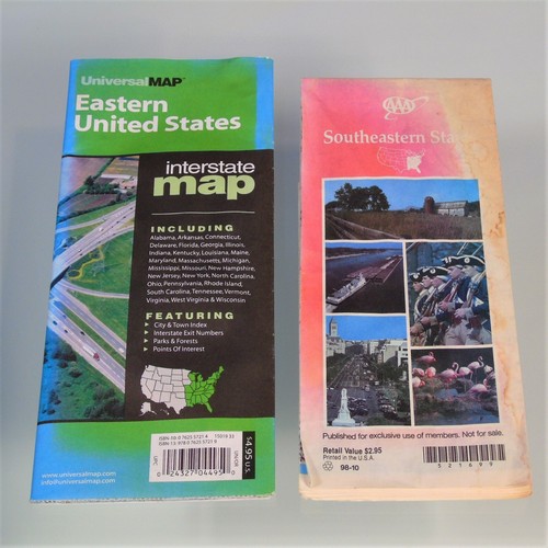 Maps Highways FL New England Eastern States Universal DeLorme Rand McNally AAA - Picture 3 of 12