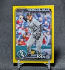 Lenyn Sosa Yellow Border 2024 Topps Update Series Card #US291 Chicago White Sox