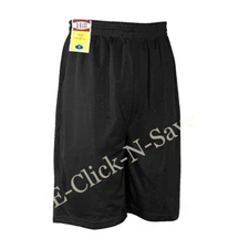 MENS ATHLETIC JERSEY 2 POCKET MESH SHORTS GYM WORKOUT BASKETBALL FITNESS S~5XL