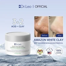 Dr.Leo Blackhead Removal Acne Clay Mask Amazon White Deep Pores Cleansing Mask