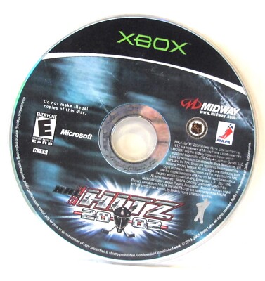 Xbox NHL Hitz 2002 (Microsoft, Xbox, 2001) Disc Only READ 