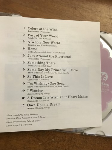 Disney's Princess Collection CD Album by Walt Disney Records (CD, 1995, Disney) - Picture 6 of 12