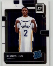 2022-23 Donruss Optic Ryan Rollins Rookie #211 RC Golden State Warriors