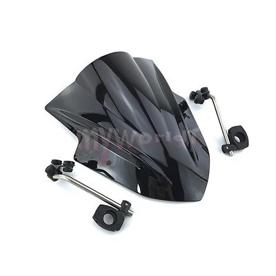 Deflector de vidrio delantero parabrisas apto para Yamaha FZ1 FZ6 FZ8 FZ8N XJ6 Foto 2 de 4