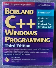 Windows Programming with Borland C  4.O by Steven Holzner 1994, Hardcover 
