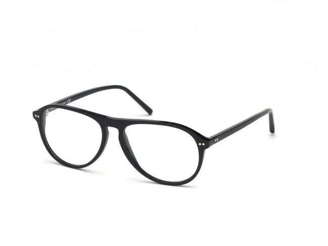 Marco de gafas de aviador de plástico negro Tod's TO 5219 001 57-16-145 TO5219 Foto 2 de 3