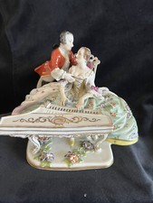 Rare Volstedt Antique Porcelain Figural Group...