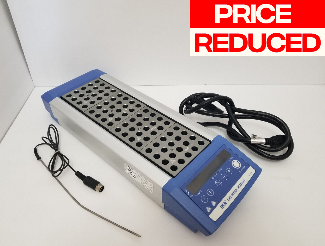 IKA 4025401 Dry Block Heater 4, up to 120 degree C With sensor and BD 1.3  Blocks | eBay