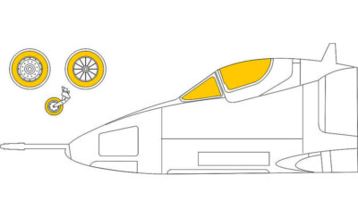 Eduard 1/48 Douglas A-4C Skyhawk Masks for Hobby 2000 / Hasegawa kits