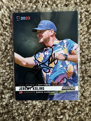 2023 Jeremy Koling Disc Golf Pro Tour Card MPO #32 DGPT *SIGNED*
