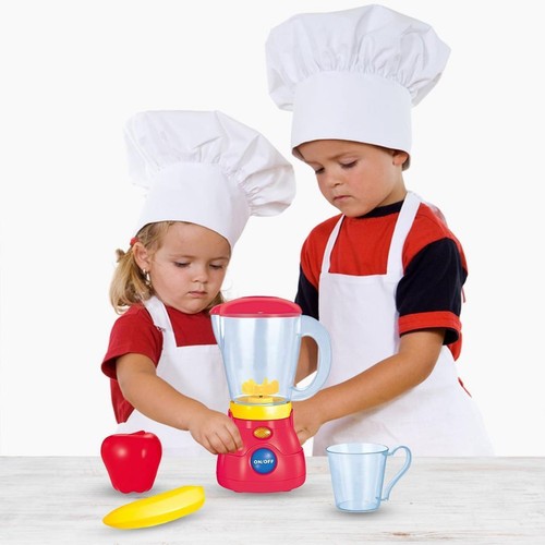 Kinder Pretend Play Küche Mixer Mahlwerk Geräte mit Pretend Zubehör Spielzeug - Bild 3 von 9