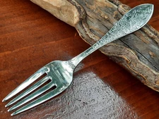 Sterling Silver Weidlich Acid Etched Humpty Dumpty Baby Fork