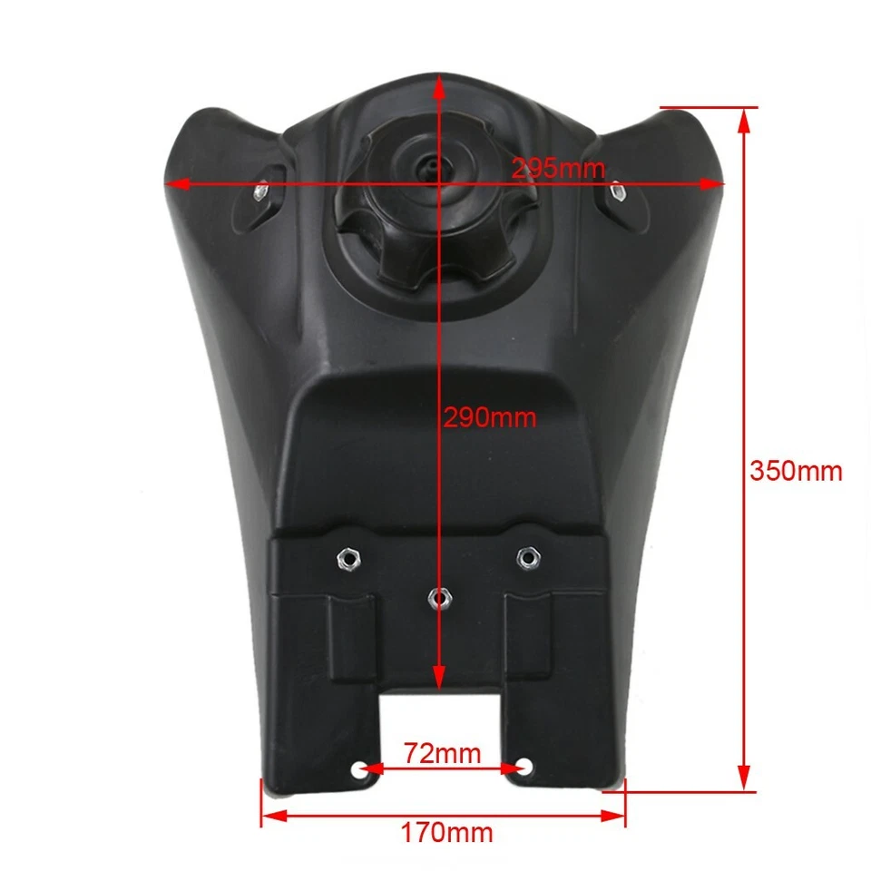 Tanque de combustible de gasolina para Yamaha TTR110 TTR 110 SSR 140CC 170 Dirt Pit Bike Off Road Foto 2 de 4