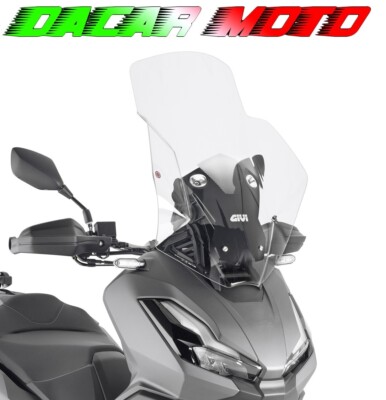 Parabrezza Per Moto ADV 350 2022-2023, Nero, In Acrilico – Deflettore Del Vento Per Maggiore Comfort In Viaggio