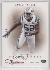 2011 Panini Prime Signatures Prime Proof Red 27/99 David Harris #46 o1h