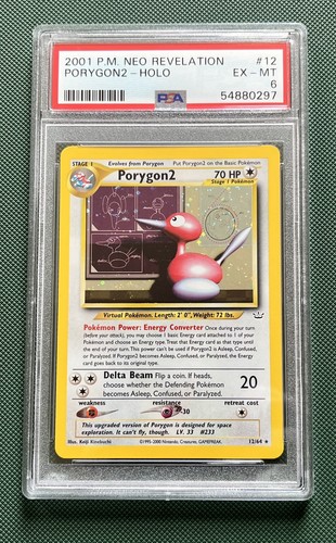 Porygon2 (Unlimited) graded PSA 6 for sale on eBay