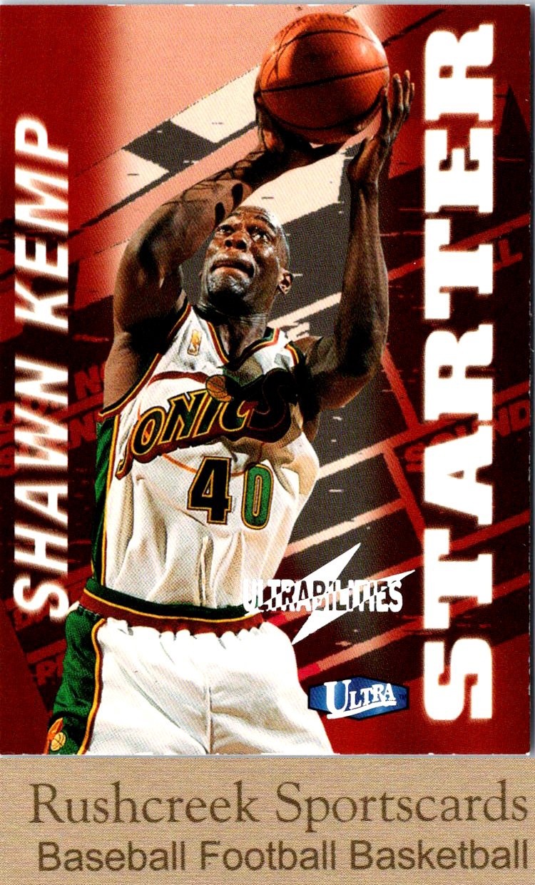 1997-98 Ultra #17 S Shawn Kemp Ultrabilities Starter