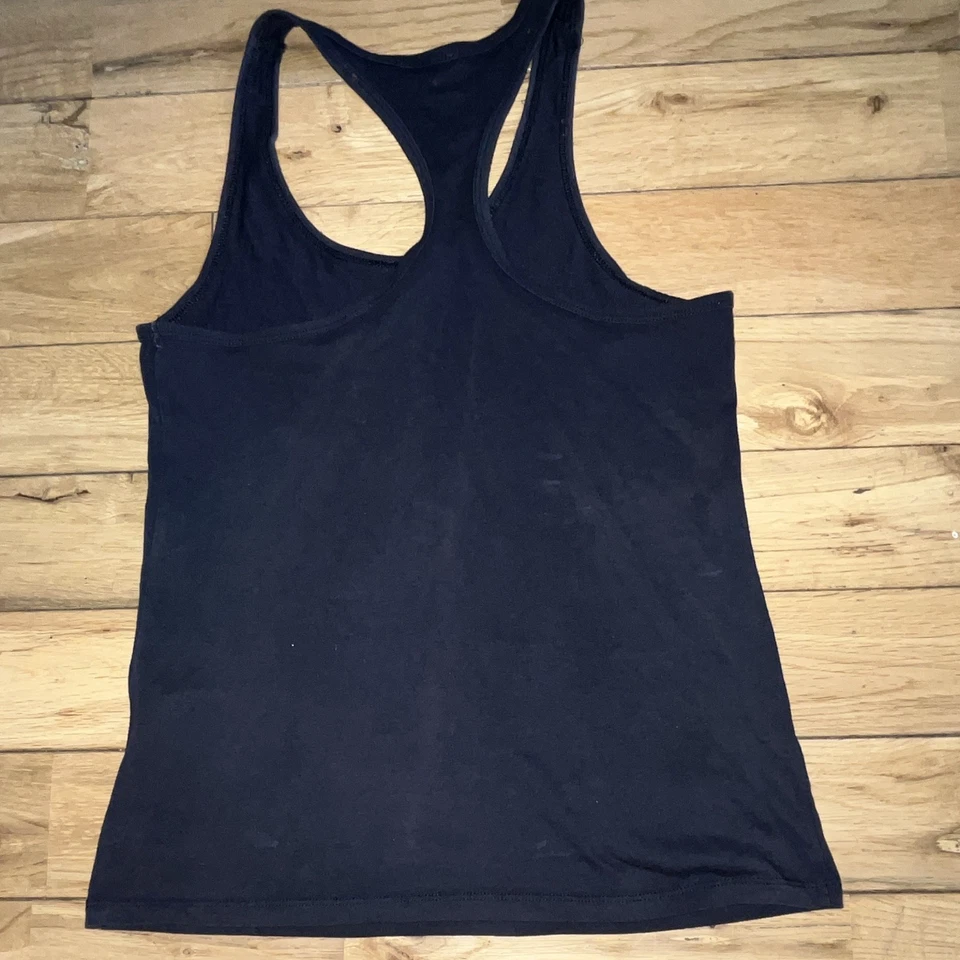 Nike Dri-Fit Women’s Black Racerback Tank Top S Breathable Athletic Fit - Image 4 of 4