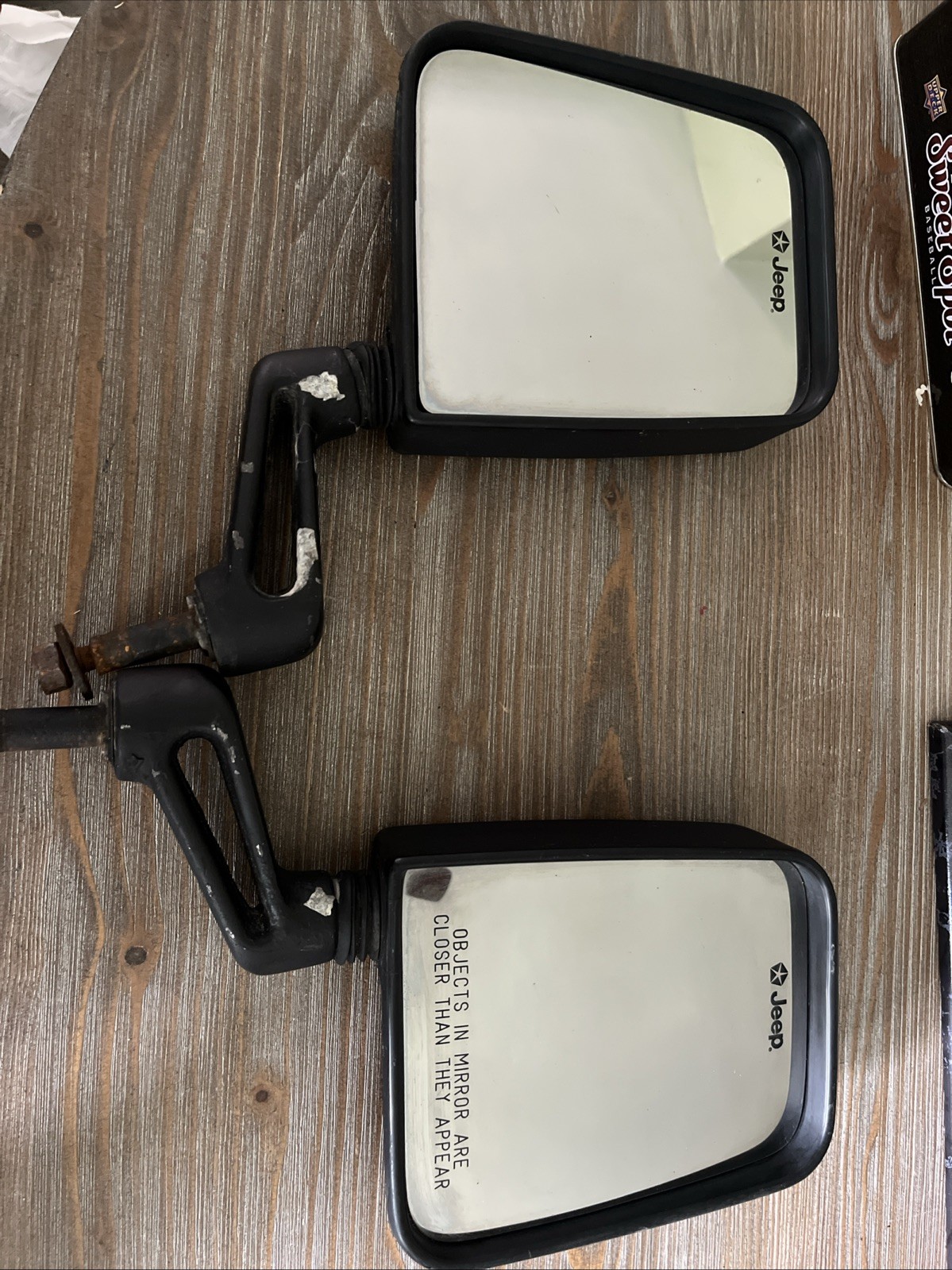 97-02 Jeep TJ Wrangler Driver & Pass Side Mirror Sideview PAIR OEM