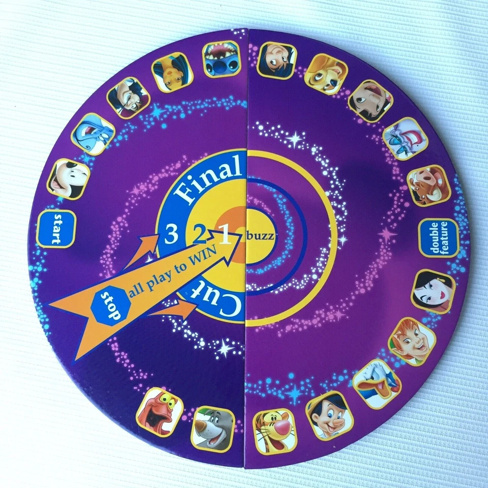 Disney Scene It? DVD Game Replacement Parts Pieces Game Board ONLY 2004 - Image 4 of 4