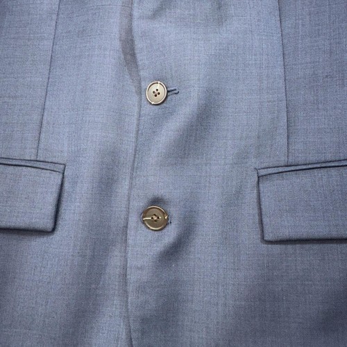 J Crew Sport Coat Men 36R Blue Wool Thompson Two Button Blazer Suit Jacket NWT - Picture 13 of 15