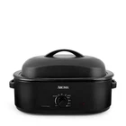 Aroma® 18Qt. Electric Roaster Oven with High Dome Lid, 8X Bonded Granite