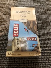 CLIF BAR Macadamia Nut White Chocolate Energy Bars 68g - Pack of 12