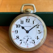 1928 Hamilton Grade 992 16S 21 Jewels Railroad Grade Pocket Watch