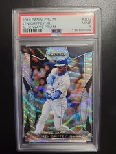 2019 Ken Griffey Jr #300 Prizm Blue Wave/60 Mint Psa9