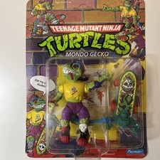 TMNT Mondo Gecko 1990 Ninja Turtles Playmates Brand New Sealed Unpunched