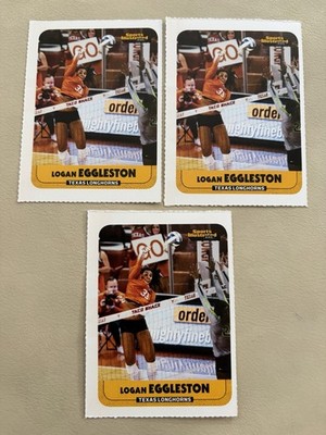LOT of (3) LOGAN EGGLESTON 2021 Sports Illustrated SI Ford Kids ROOKIE RC #956!