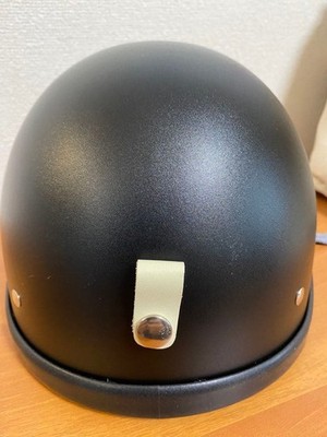 Ocean Beetle BEETLE PTR Black Motorcycle Helmet Used, Matte Finish