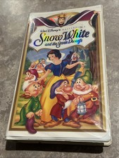 Snow White and the Seven Dwarfs VHS, 1994 Masterpiece Collection  TESTED 