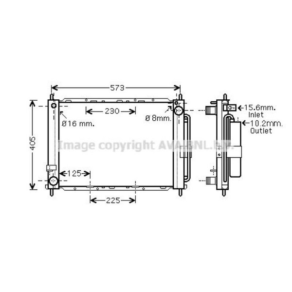 KüHlmodul FüR Renault Clio III BR0/1 Modus/Grand Modus F/JP0_ Grandtour KR0/1_-image