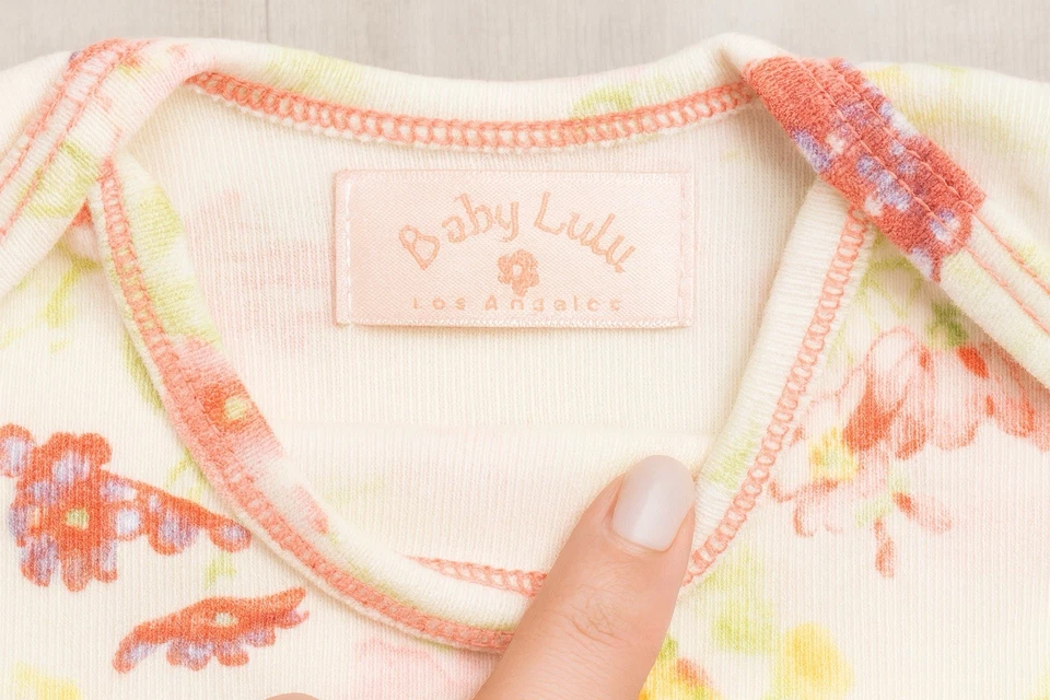 Vintage Baby Lulu Los Angeles Girls Floral Romper Dress Infant Baby Boutique 6M - Image 2 of 3