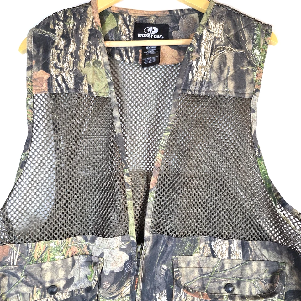 Mossy Oak Country Camo Mesh Vest Men's M/L Turkey Dove Mesh Back - Image 4 of 4