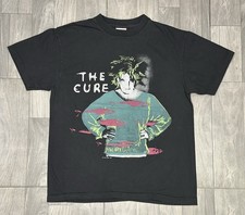 THE CURE vintage 1986 BEACH PARTY NORTH AMERICAN TOUR t shirt ROBERT SMITH