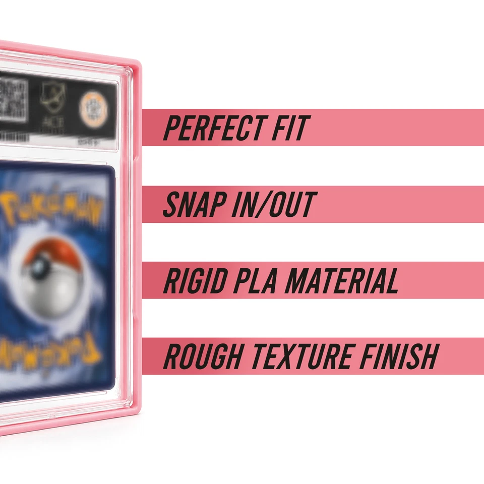Ace Grading Slab Guard Bumper Protector | Perfect Fit, Snap In/Out, Rigid PLA - Image 2 of 4