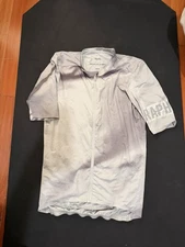 Rapha Men's Pro Team Crit Jersey Cycling Medium Grey/Silver Reflective Used