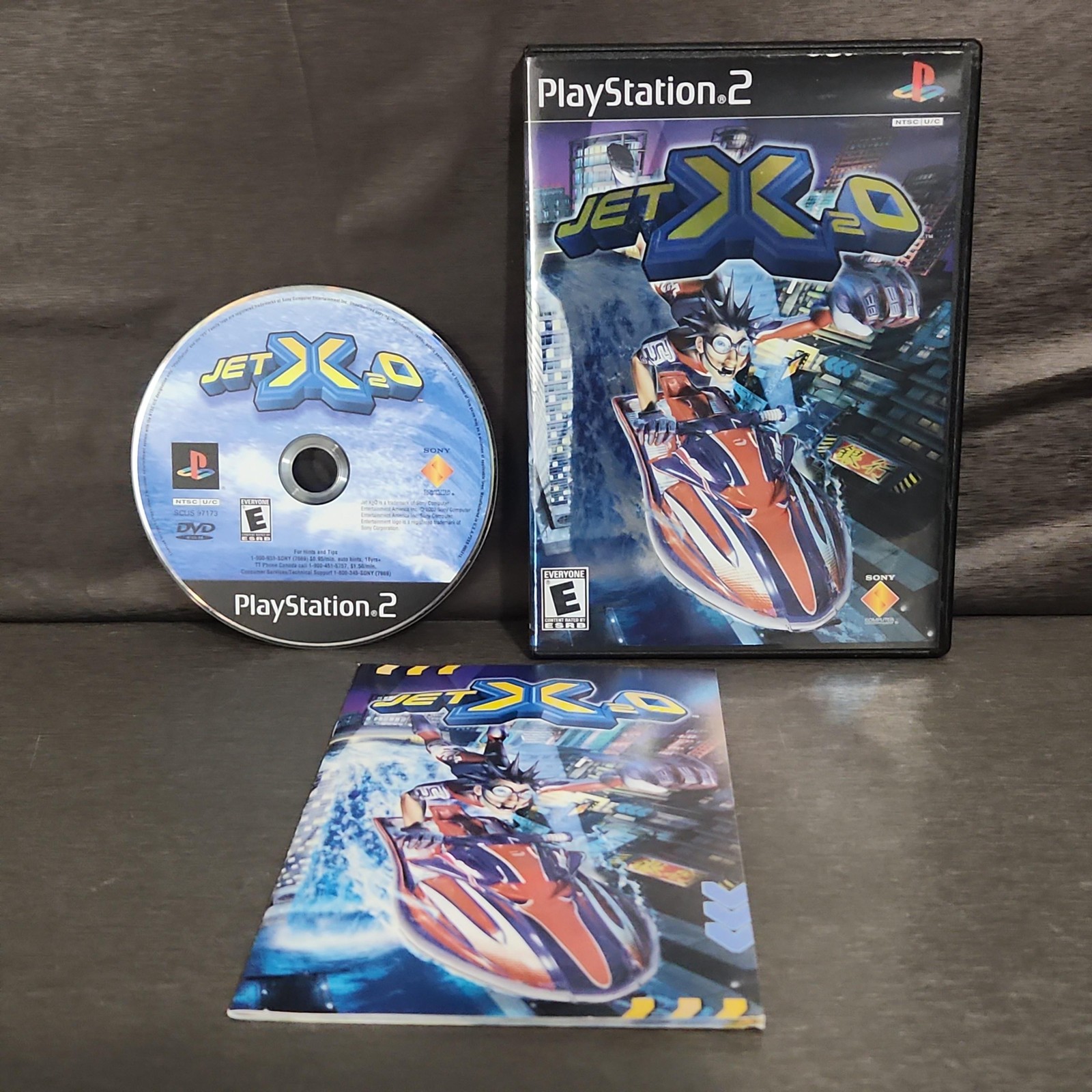 Jet X2O PlayStation 2 PS2 Juego Completo CIB Probado Disco Manual Funcionando